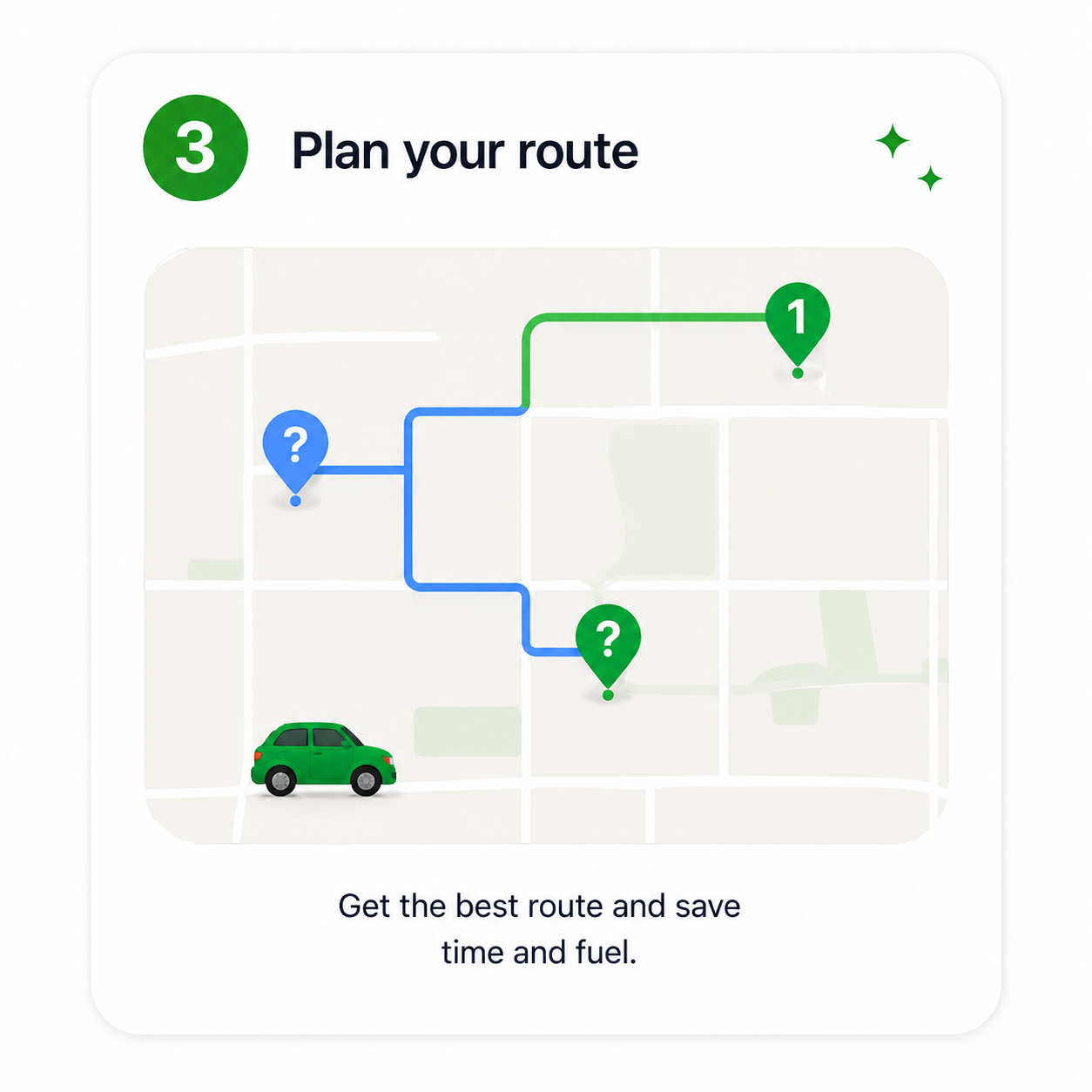 Step 3 — Plan your route